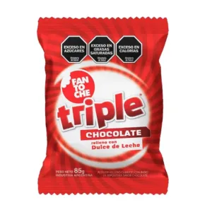 FANTOCHE ALFAJOR CHOCOLATE TRIPLE (12 x 85 grs)