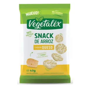 VEGETALEX-SNACKS ARROZ SABOR QUESO (30x40grs)