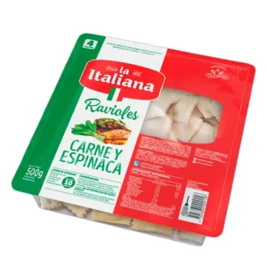 LA ITALIANA-RAVIOLES CARNE Y ESP. (21X500grs)