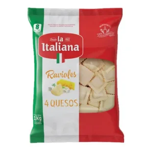 LA ITALIANA-RAVIOLES 4 QUESOS (12x1kg)