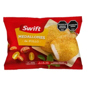 MEDALLONES DE POLLO REBOZADOS SW (12X4X80 GR)