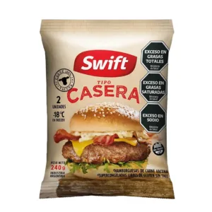 SW HAMBURGUESA TIPO CASERA x UND (240 grs)