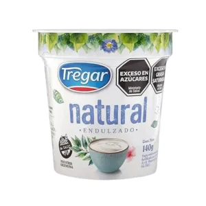 TREGAR-YOGUR NATURAL ENDULZADO (12X280grs)
