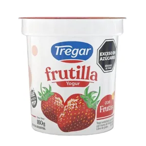 TREGAR-YOGUR ENT. C/FRUTAS FRUTILLA (24x160grs)