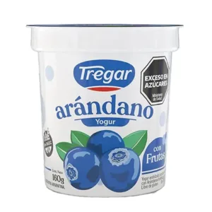TREGAR-YOGUR ENT. C/FRUTAS ARANDANOS (24x160grs)