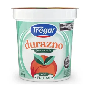TREGAR-YOGUR DESCR. C/FRUTAS DURAZNO (24x160grs)