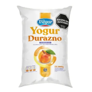 TREGAR-YOGUR BEBIBLE ENT. DURAZNO (18x900grs)