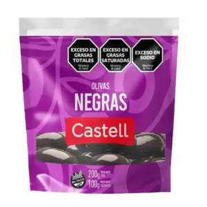CASTELL - ACEITUNAS NEGRAS DOY PACK (16x100grs)