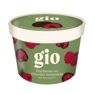 GIO - FRAMBUESA CHOCOLATE SEMI AMARGO (24 und)