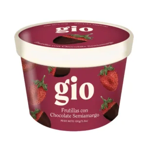 GIO - FRUTILLA CHOCOLATE SEMI AMARGO (24 und)