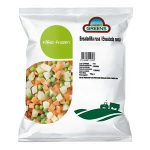 GREENS-JARDINERA (10x1kg-Arvejas-Papas-Zanahorias)